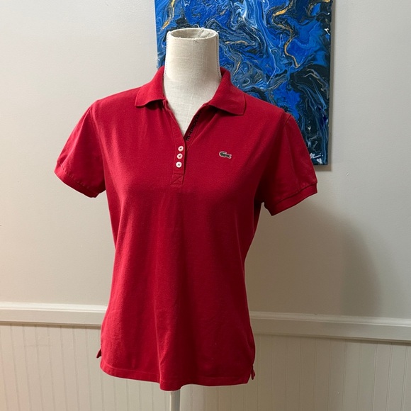 Lacoste Red Polo Shirt - Picture 2 of 5